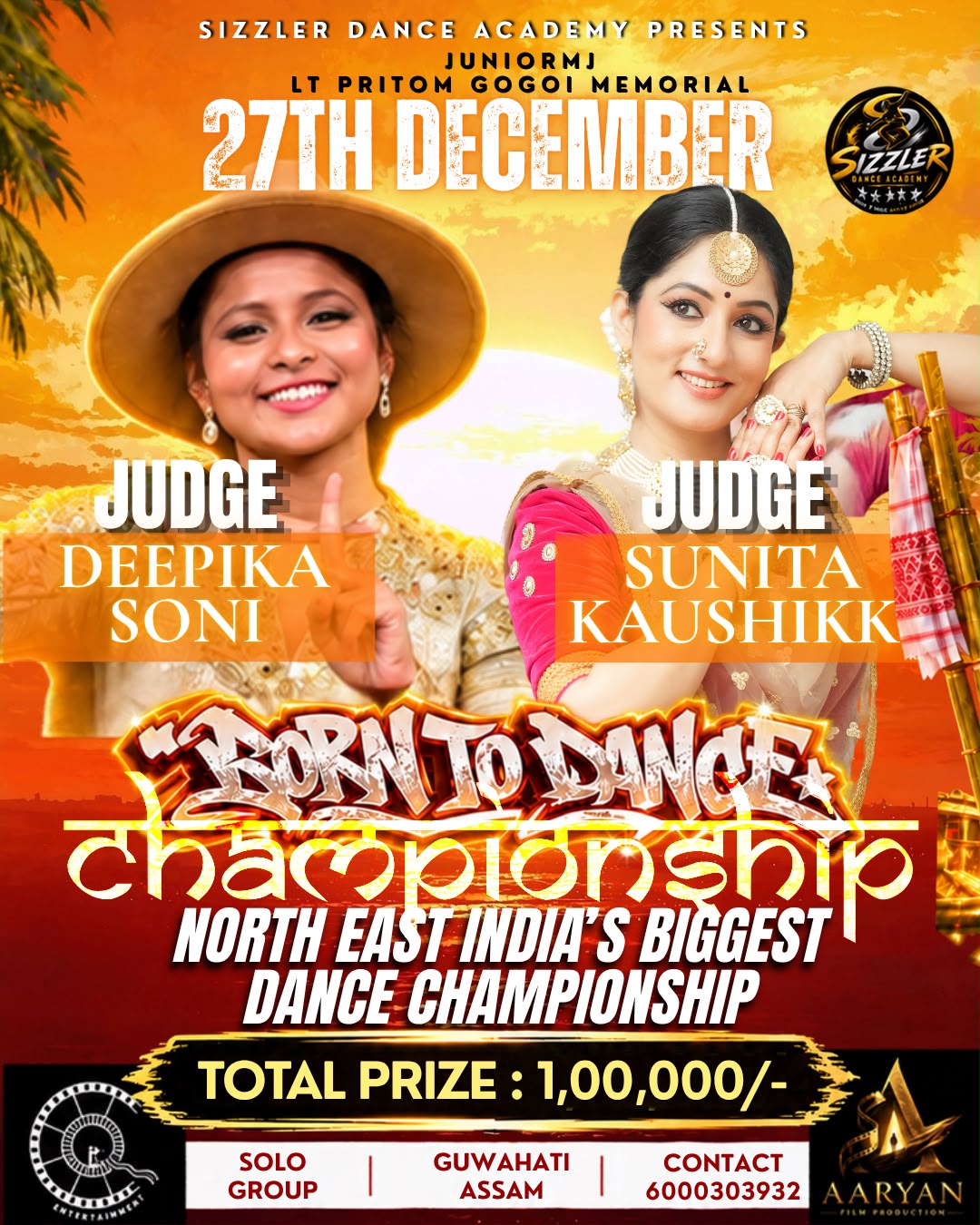 BORN TO DANCE CHAMPIONSHIP poster